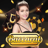 Baccarat A cockfighting casino icon